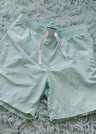 Шорты детские, мятниommy hilfiger poplin pull on с фирменным логотипом и завязками.