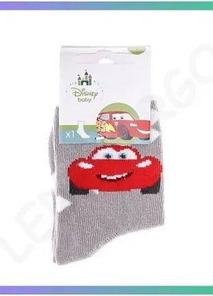 Шкарпетки cars socks серые для детей 19-22 70% хлопок 29% полиэстер 1% эластан для повседневной носки sku_43897548-3