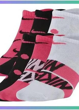 Шкарпетки nike w everyday ltwt no show 6pr мультиколор для жінок 34-38 з технологією dri-fit для спорт sku_cz5627-908
