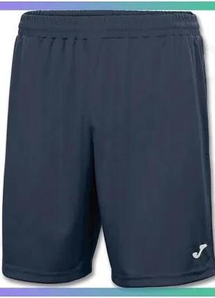 Шорти joma nobel темно-сині для чоловіків 2xl-3xl спортивні шорти для тренувань та відпочинку sku_100053.331