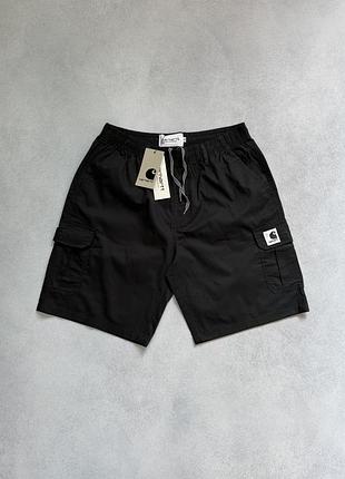 Карго шорти carhartt wip relaxed cargo кархарт чорні l