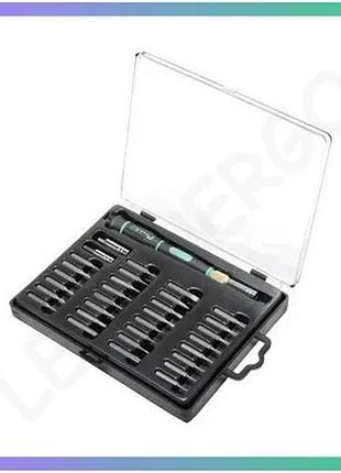 Викрутка с набором бит pro'skit sd-9803 инструмент для ремонта и сборки 32 предмета набор отверток sku_sd-9803