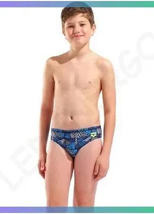 Плавки arena candies swim briefs черные мультиколор для мальчиков 128 см для плавания sku_010301-550