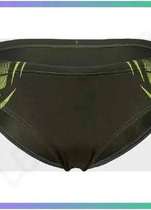 Плавки arena poseidonia swim briefs темно-зеленые желтые для мальчиков 128 см купальные шорты sku_009009-306