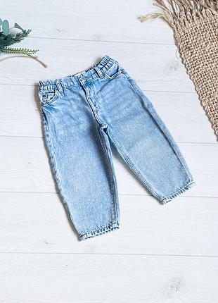 🌿джинси zara mom на 2 р 92 см 💶-200 г 🌿колір трішки світліший