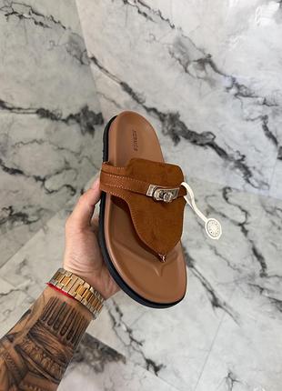Hermes empire sandal hermès brun