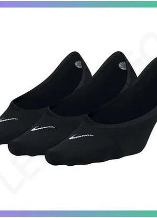 Шкарпетки nike w nk everyday ltwt foot чорні 3 пари для жінок 34-38 спортивні комфортні шкарпетки sku_sx4863-010