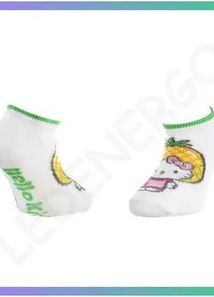 Шкарпетки hello kitty hk theme ananas дитячі білий 27-30 57% бавовна комфортні для повсякденного носін sku_83890528-5