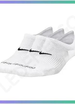 Шкарпетки nike u nk everyday plus cush footie білий для жінок 38-42 спортивні шкарпетки для активного sku_dh5463-903