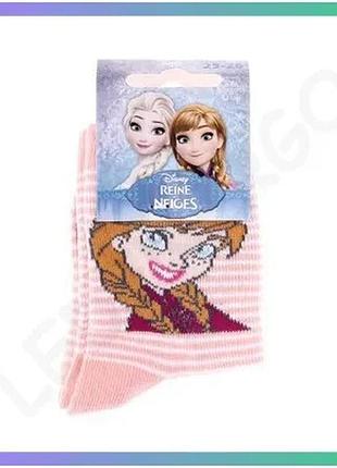 Шкарпетки frozen elsa світло-рожеві для дітей 19-22 повсякденні дихаючі шкарпетки з принтом sku_43890747-1