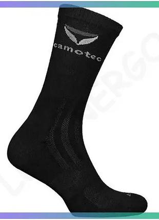 Шкарпетки camotec trk middle 3.0 черные 39-42 для активного отдыха и спорта носки для мужчин и женщин sku_7069(39-42)