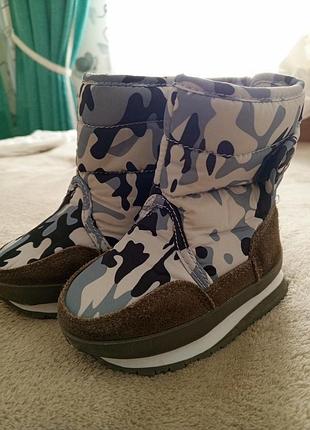 Зимние сапожки на мальчика