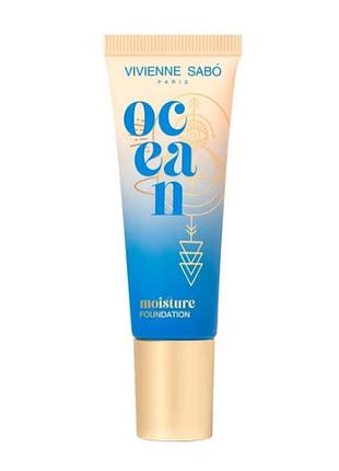 Зволожуючий тональний крем vivienne sabo ocean 01 світло-бежевий, 23 мл
