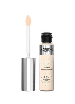 Консиллер для лица l`oréal paris true match radiant serum concealer 1n, 11 мл