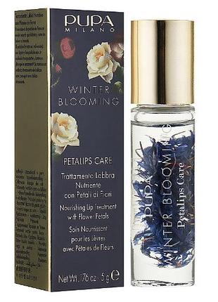 Блеск для губ с лепестками цветов pupa winter blooming petalips care, 3 г