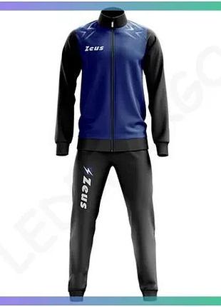 Спортивний костюм zeus tuta easy темно-синій чорний чоловічий m для тренувань повсякденного використан sku_z01586