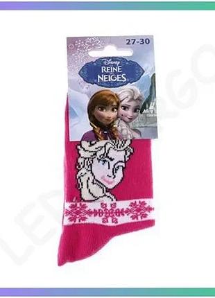 Шкарпетки princess elsa пурпурні для дітей 27-30 з принтом диснеївської принцеси комфортні для повсякд sku_83841644-3