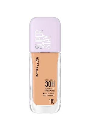 Стійка тональна основа maybelline new york super stay lumi-matte 115, 35 мл
