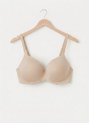 Ущільнений бюстгальтер без кісточок бавовняний бавовна m&s collection 65d 65g