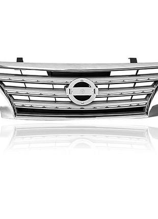 Решетка радиатора nissan sentra 2012-2016, хромированная/серая, avtm, 185056990