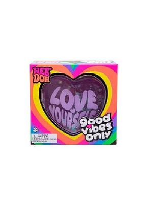 Антистрес серце needoh peace heart squishy 9×9 см, 1 шт