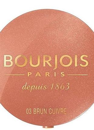 Рум'яна для обличчя bourjois pastel joues 03 brun cuivre, 2.5 г