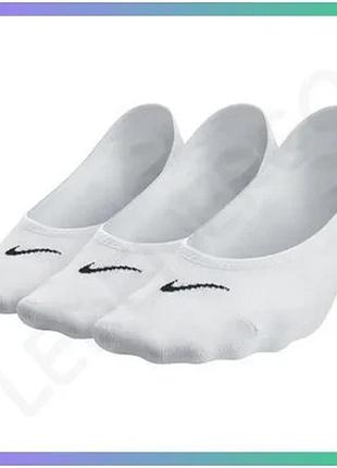 Шкарпетки nike w nk everyday ltwt foot 3pr білий для жінок 34-38 спортивні еластичні шкарпетки для тре sku_sx4863-101