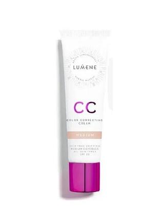 Тональний крем lumene cc cream spf 20 medium, 30 мл