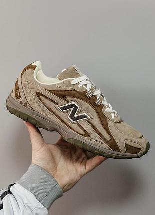 Коричневые кроссовки унисекс new balance 204l brown х нью беланс 42