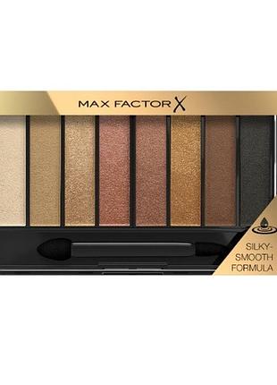 Палетка теней для глаз max factor masterpiece nude eyeshadow palette 02 - golden nudes, 6.5 г