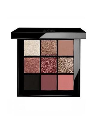 Палитра теней для век ga-de velveteen eyeshadow 50 bright night angel, 8.1 г
