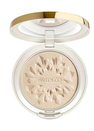 Пудра-хайлайтер для лица artdeco glow highlighting powder, 9 г