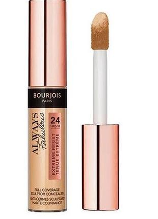 Консилер для лица bourjois always fabulous full coverage sculptor concealer 100 ivory, 11 мл