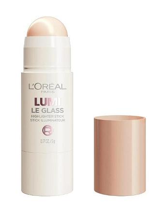 Хайлайтер-стик для обличчя з ефектом глянцю l'oreal paris lumi le glass 610 - pearl eclat, 5 г