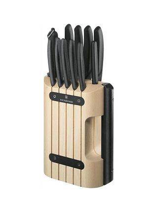 Набір ножів з 12 предметів victorinox swiss classic cutlery block 6.7153.11 (пошкоджена упаковка) новий!