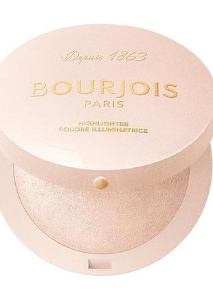 Хайлайтер для лица bourjois maxi round pot highlighter 003 - champagne, 7 г
