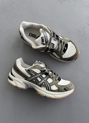 Чоловічі білі кросівки asics gel 1130 white khaki х ассікс 44