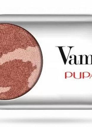 Тіні для повік pupa vamp! fusion satin eyeshadow 207 - seductive bronze, 1.5 г
