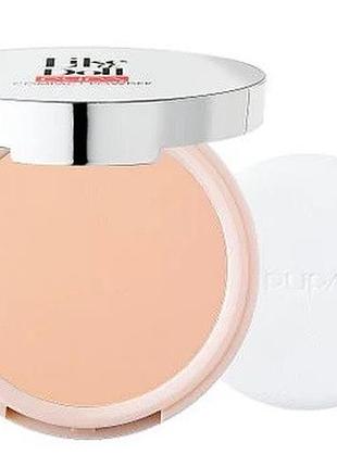 Компактная пудра для лица pupa like a doll compact powder spf 15, 03 natural beige, 10 г