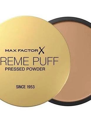 Компактна пудра для обличчя max factor creme puff pressed powder 13 nouveau beige, 14 г