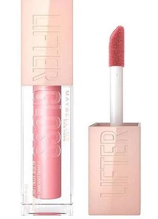Блиск для губ maybelline new york lifter gloss з гіалуроновою кислотою 005 petal, 5.4 мл