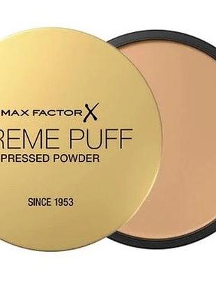 Компактна пудра для обличчя max factor creme puff pressed powder 75 golden, 14 г