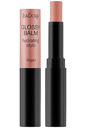 Бальзам для губ isadora glossy balm hydrating stylo 44 rosewood, 1.6 г