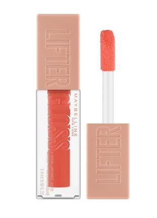 Блиск для губ maybelline new york lifter gloss з гіалуроновою кислотою 22 - peach ring, 5.4 мл