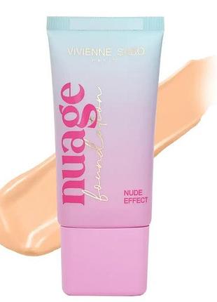 Тональний крем vivienne sabo nuage nude effect foundation № 03, 25 мл