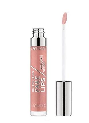 Блиск для губ catrice better than fake lips volume gloss 020 dazzling apricot, 5 мл