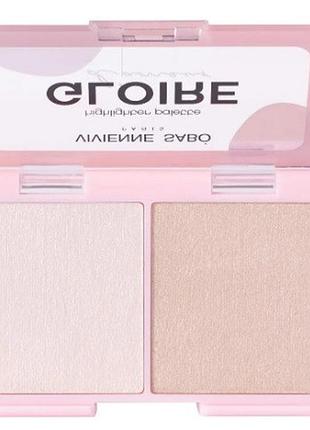 Палетка хайлайтерів для обличчя vivienne sabo gloire d'amour 01, 6 г