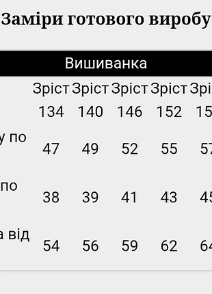 Вишиванка для дівчаток 10