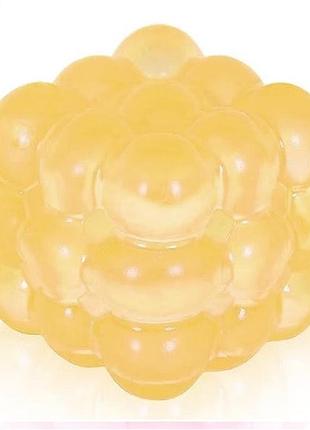 Антистрес куб jelly hops needoh bubble nice cube 8х8х8 см бульбашки жовтий 1 шт