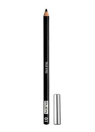 Олівець для очей pupa true eyes 01 чорний, 1.4 г
